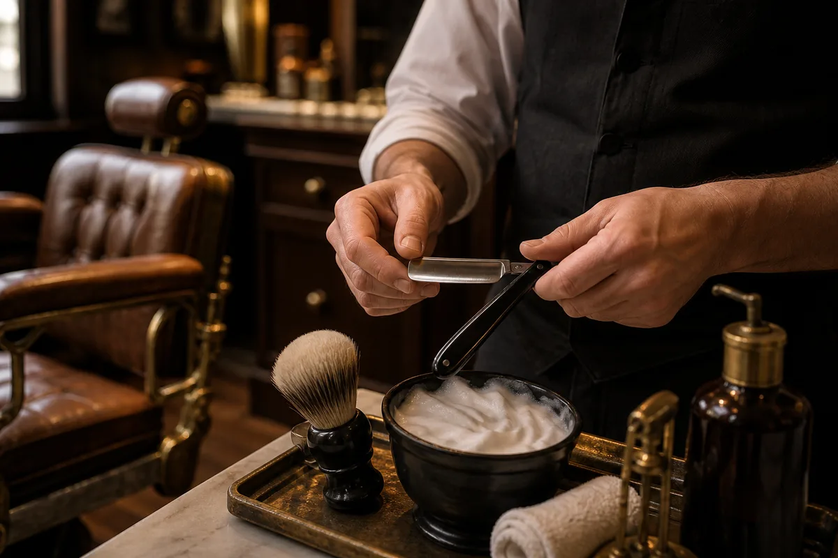 Le rasage au coupe-chou : rituel et technique
